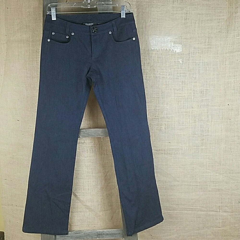 ST JOHN Couture women's 2 dark blue denim jeans
